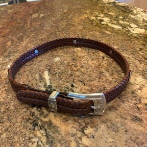 Brighton woven belt with medallions